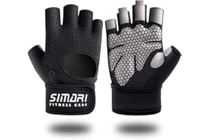 SIMARI Weight Lifting Gloves Gym Workout Fitness Gloves for Men & Women,Wrist Support + Full Palm Protection, Great for Lifting, Training ，Bodybuilding, Cycling, Rowing & More SMRG902