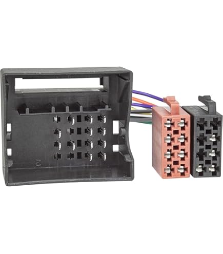 Sound way - Wiring harness ISO connector and antenna adapter for car stereo system compatible with Renault, Dacia, Nissan, Opel