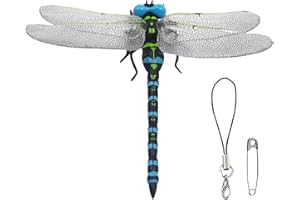 GENEVIEVE Künstliche Libelle Schmuck Libelle Deko Libelle Fliegen Abwehr Fliegenschutz Libelle Gegen Fliegen Mückens Schutz Insektenabwehr Für Camping Angeln 12x11 cm