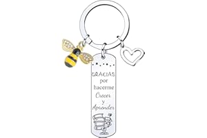 LKJHGF Regalo Maestro Llavero,Maestro Llavero Maestro Gracias Maestro por el Regalo Grabado Llavero Graduación Regalos Cumpleaños Regalo del dia del Maestro Regalo de acción de Gracias