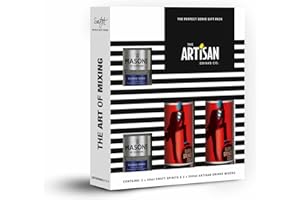 Vodka Gift Set by The Artisan Drinks Company - Includes 2 x Masons of Yorkshire Vodka & 2 x Artisan Drinks Barrel Smoked Cola - Premium Vodka Gifts for Women or Men