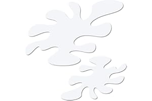 HERTERICH PRODUCTS Airbrush Schablone Freehand für Feuer und Flammen - Real Flames 2 TLG.