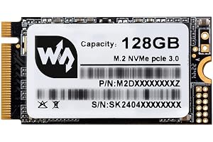 Waveshare SK M2 NVME 2242 Solid State Drive, 3D TLC Flash Memory, High-Speed Reading/Writing compatible With Windows/Ra