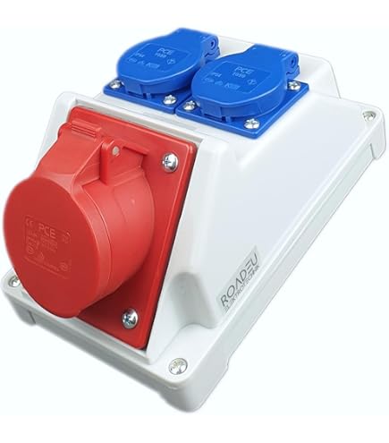 Schwabe CEE Verlengkabel Neopreen 400V/32A IP44 H07RN-F 5x6 reversed Schwabe CEE Verlengkabel Neopreen 400V/32A IP44 H07RN-F 5x6 reversed