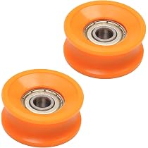 MroMax Nylon-Riemenscheibe U-Form – 8x40x20 Mm, Schwarz, Für Führungslager & Getriebe