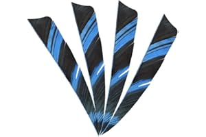 AMEYXGS MILAEM 50pcs Tiro con L'Arco Piume di Freccia 4 Pollici Naturali Piuma Fletches Fletching per DIY frecce da Caccia Ala Destra