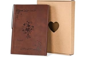 ‎SEEALLDE SEEALLDE Leder Notizbuch A5 Ringbuch Reisetagebuch zum Schreiben 200 Seiten Vintage Tagebuch für Erwachsene Skizzenbuch