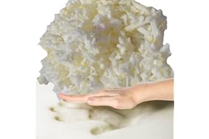 ‎TRAUMREITER Traumreiter Kissenfüllung Memory Foam Visco Schaumstoffflocken 1kg I Kissen Füllung Füllung für Kissen aus viskoelastischen Schaumstoff Flocken Füllwatte I Füllstoff Füllmaterial Füllung
