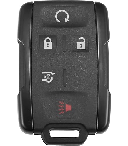 2PCS Smart Key Fob Shell Case For Chevy Tahoe/Suburban & GMC Yukon - Replacement Cover For M3N-32337100 Remote (Black) - View #4