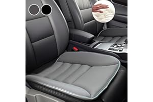 Big Ant Poduszka na siedzenie w samochodzie, z pianki memory, ortopedyczna poduszka na fotel samochodowy, komfortowa poduszka na fotel samochodowy, krzesło biurowe i wszystkie krzesła, 1 szt., szara