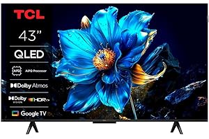 TCL QLED 43" 43P7K UltraHD 4K Dolby Atmos Google TV