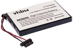vhbw Akku Ersatz für Becker 07837MHSV, 338937010150, S30 für GPS Navigation Navi (720mAh, 3,7V, Li-Ion)