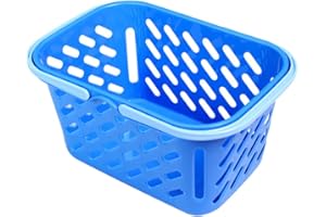 Gatuida Mini Shopping Basket, Kids Grocery Basket with Handles for Kids Toddlers Party Favors Kitchen Pretend Play Storage Basket Toy(Random Color)