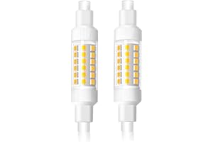 Caldarax Lampadine R7s LED 78mm 8W, Bianco Neutro 4000K Equivalente 70W Lampada R7s Alogena Lineare J78, 830LM, Non Dimmerabile, AC220-240V, Angolo di Fascio di 360°, 2 pezzi