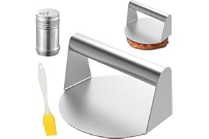 LDBKLGHJ Aplastador de Hamburguesas Premium - El perfecto Aplasta Hamburguesas de Acero Inoxidable, Smasher Hamburguesa para una Cocción Eficiente, Prensa Hamburguesas Sin Marca