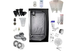 SUPACROP Growbox Komplettset 125 Watt CFL Wachstum & Blühen 80x80x160 cm