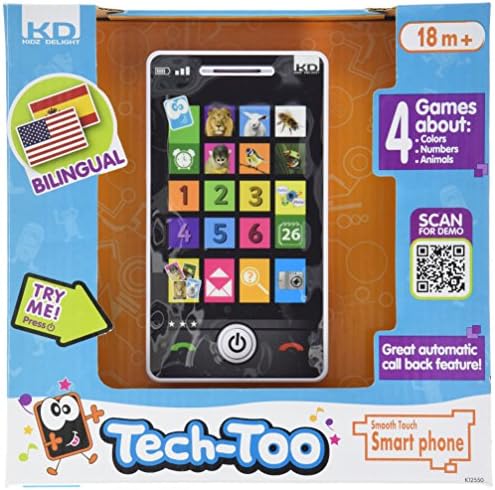 Kidz Delight Smooth Touch Smart Phone, Black