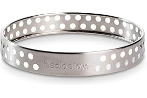 Solo Stove Support pour Bonfire, Accessoires pour Le brasero Bonfire, Acier Inoxydable, Base pour terrasses et Jardins, ⌀ 43,2 cm, Hauteur 7 cm