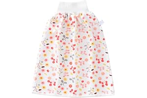 Onlynery Jupe à Couches imperméable, Short à Couches en Coton, Couche Lavable Anti-Pipi au lit pour bébé garçon et Fille
