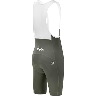 Cuissard à Bretelles Cycliste Homme - Rembourré, Respirant, Confort 6 Heures (Noir, L)