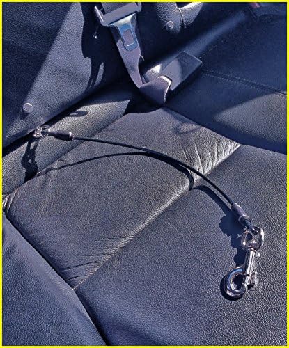 Last Leash Dog Car Seat Belt Tether - Chew-Proof Heavy Duty Car Seatbelt Restraint - Extra Durable Tether to Prevent Chewing (X-Large - 79 cm)