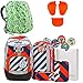 Produktbild Ergobag Pack Bär2-D2 Special Edition Schulrucksack-Set 7tlg + Regenhaube Grün + Seitentaschen ZIP-Set Orange