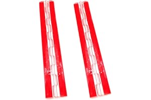 KAFENDA Transparent Plastic Acrylic 300mm Continuous Piano Hinge 12" Acryl-Hinge Acrylic 12 inch Hinge（Self- Adhesive）2 PCS. for DIY Transparent Box. Display Stand etc.