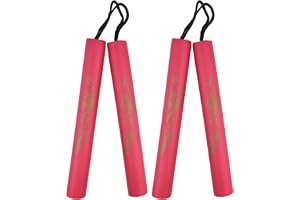 Joygoodta Nunchakus skum för barn, 2 st nybörjare träning Nunchakus mjuk vadderad för kampsportövning, 23 cm