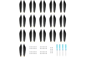 CRAZNICK 32 Piezas Hélice para DJI Mini 4 Pro/Mini 3 Pro hélices de repuesto, hojas silenciosas, accesorios para DJI Mini 4 Pro/Mini 3 Pro, accesorios exclusivos, tornillos y destornilladores Doradas
