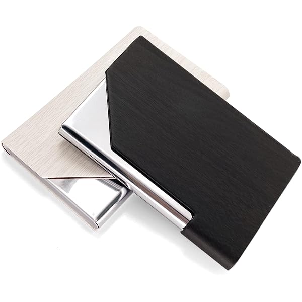 Portabiglietti In Pelle PU Con Chiusura Magnetica - Custodia Elegante Per Biglietti Da Visita E Carte Di Credito - Foto 2