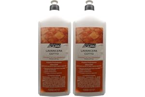 FEI FAN 2x Aquam, Lava In Cera Cotto, Pronto All'Uso. Ideale Per Pavimenti Porosi In Cotto, Pietra Naturale 1000ml