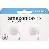 Amazon Basics – CR1620 Lithium-Knopfzelle, 2er-Packung
