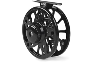 Lixada Fly Pesca Carrete de Aleación de Aluminio 3/4/5/6/7/8 Peso 2 + 1 Rodamiento de Bolas Izquierda Derecha Intercambiable