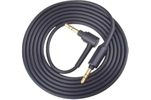 KAPON WH-1000XM3 Cable Replacement AUX Audio Cord Compatible with Sony WH-H900N MDR-1A WH1000XM2 MDR-XB950BT MDR-100ABN Headphones (4.9ft/1.5m, Black)