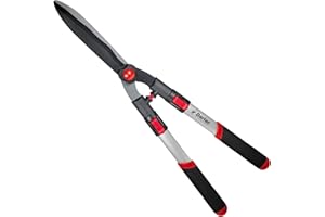 Darlac Telescopic Hedge Shear - Extendable Handles Adjust to Exact Length Required - Super Lightweight Approx 1kg - Razor Sharp Blade Ideal for Hedge Trimming, Green Growth & Light Woody Growth