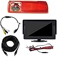 Dolphin Automotive Rear Brake Light Reversing Camera Compatible with Renault Trafic Van 2014 – Onwards With 4.3 Inch Dash Board Monitor