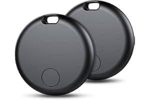 AOWOKA Smart Air Traceur Tag, Apple Traceur Lot de 2, Localiser Fonctionne avec Apple Find My(Uniquement iOS), Batterie Durée de Vie d'un an, Localisateur de Clés/Portefeuilles/Valises/Sac à Dos
