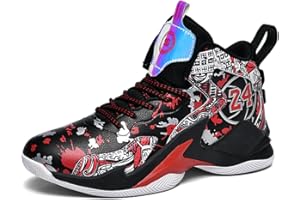 WOWEI Zapatillas de Baloncesto para Hombre Antideslizantes Zapatos de Baloncesto Aire Libre Deportivas Calzado de Baloncesto Hombre Masculino Zapatillas Gimnasio