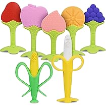 Massaggiagengive In Silicone Per Neonati | Con Spazzola | Sicuro E Lavabile | Per Dentizione