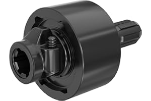 ‎WILTEC Wiltec Zapfwellen Freilaufkupplung 201mm, 1 3/8" AG u. IG PTO-Shaft Vielkeilwelle mit 6 Zähnen, max. 2400Nm