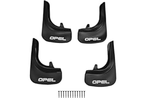 ACPA AUTO Compatible avec Opel HB-Sedan-SW-SUV Bavettes garde-boue pour l'avant et l'arrière 4 pièces