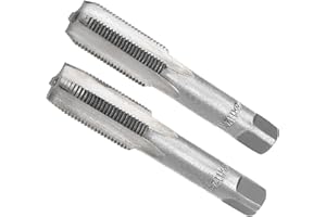 CoCud Mano Foratura Maschi, M12 x 1 Filo, Metrico Lega Strumento Acciaio Vite Maschiatore Fondo Maschio per Riparazione Filettatura Macchina, 1-Paio