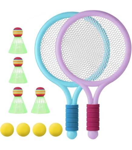 Jeu Extérieur Enfants Jeu Attrape-balle Velcro 4 Raquettes + 4 Balles - Enfants 3-12 Ans - Extérieur/intérieur Giochi Giardino Per Bambini