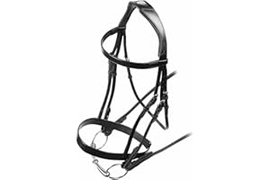 Shires Velociti Hunter Cavesson Bridle Extra Full Black