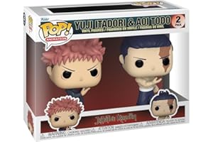 Funko Pop! Animation: JJK - 2 Pack Yuji Itadori & Todo - Jujutsu Kaisen - Figurine en Vinyle à Collectionner - Idée de Cadeau - Produits Officiels - Jouets pour Les Enfants et Adultes - Anime Fans