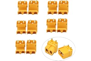 ONPRO Yiqigou 5 Pair Wireless Amass XT60 XT60PW Male Female Plug Connector Adapter for RC Battery