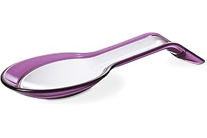 Omada Design Repose-louche composée de deux pièces séparables pour disposer de deux supports en un, Ligne Trendy, Alto, Trasparent et Blanc