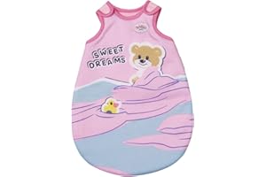 ZAPF CREATION BABY born Little Sac de Couchage pour Poupée de 36 cm - pour les Petites Mains, Jeu Créatif Suscite l'Empathie et Développe les Aptitudes Sociales, pour les Petits de 2 ans et +