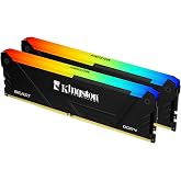 Kingston Beast RGB 32GB DDR4 3200MT/s CL16 DIMM Desktop Ram Kit (2x16GB) - KF432C16BB2AK2/32TR