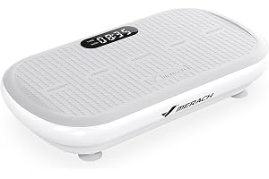 MERACH Vibrationsplatta, 13 mm Amplitud, 200 kg Kapacitet, Bluetooth